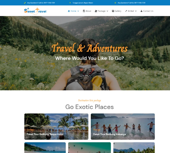 Website Travel 2